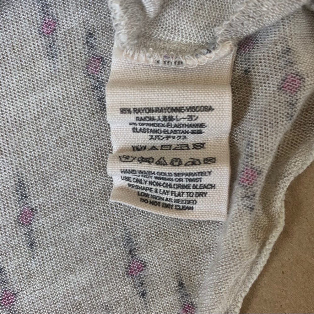 Free People Floral Tan Tank Top - Picture 6 of 6